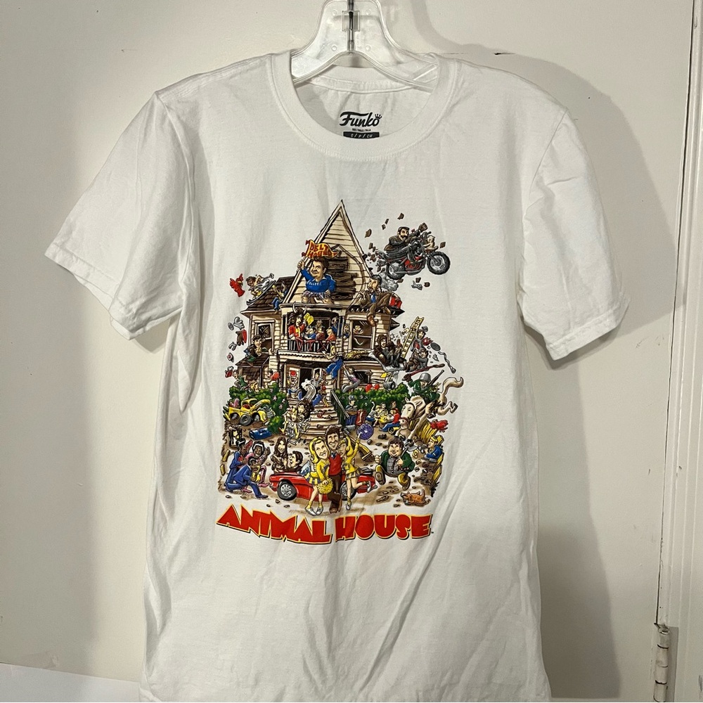 Animal House Funko T Shirt Size Small  white 100% cotton